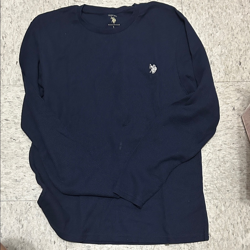 U.S. Polo Assn. Dark Blue Long Sleeve Tee